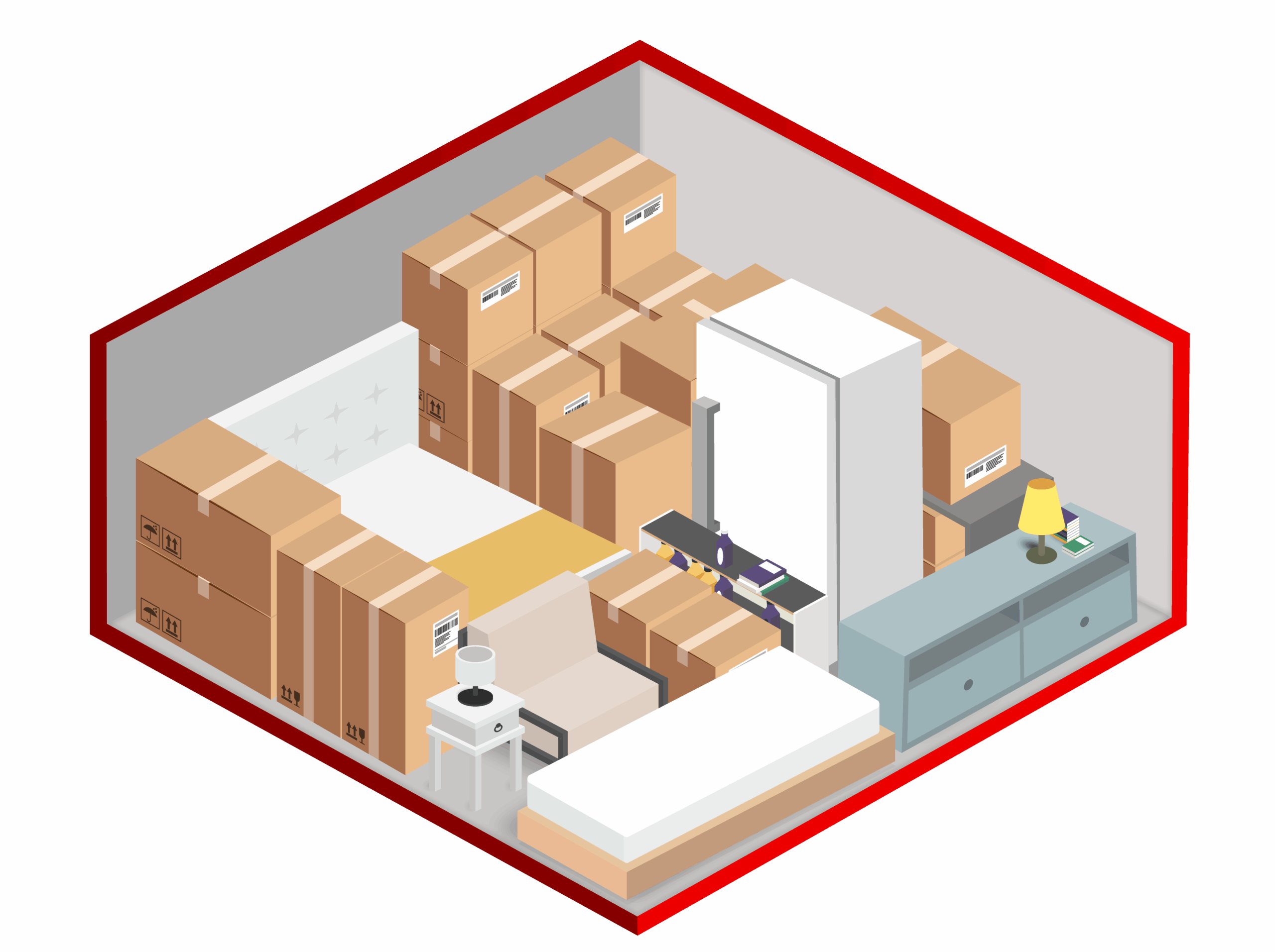 3d storage unit 10x10 5x10 storage unit